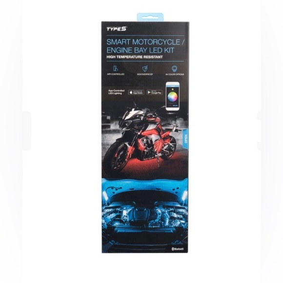 TYPE S SMART MOTORCYCLE/CAR ENGINE LED BAY LIGHTS KIT - Picture 4 of 4